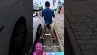 Genius Transformina E-Bike Watch Its Wheels Shrink To Fit Through A Tiny Gap You Must See This