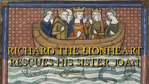 Richard the Lionheart rescues his sister Joan, 1191