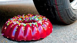 Crushing Crunchy & Soft Things by Car! EXPERIMENT CAR