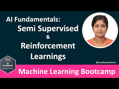 AIF-C01 Module 1.7  - Semi Supervised vs Reinforcement Learning