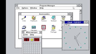 Microsoft Windows 3.11 Startup - Visualization - Settings