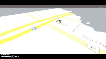 VR downtown miami flooded by sea level rise in 2120 unity