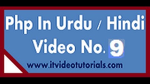 Php Tutorials In Urdu Hindi  How to use concatination operator in php