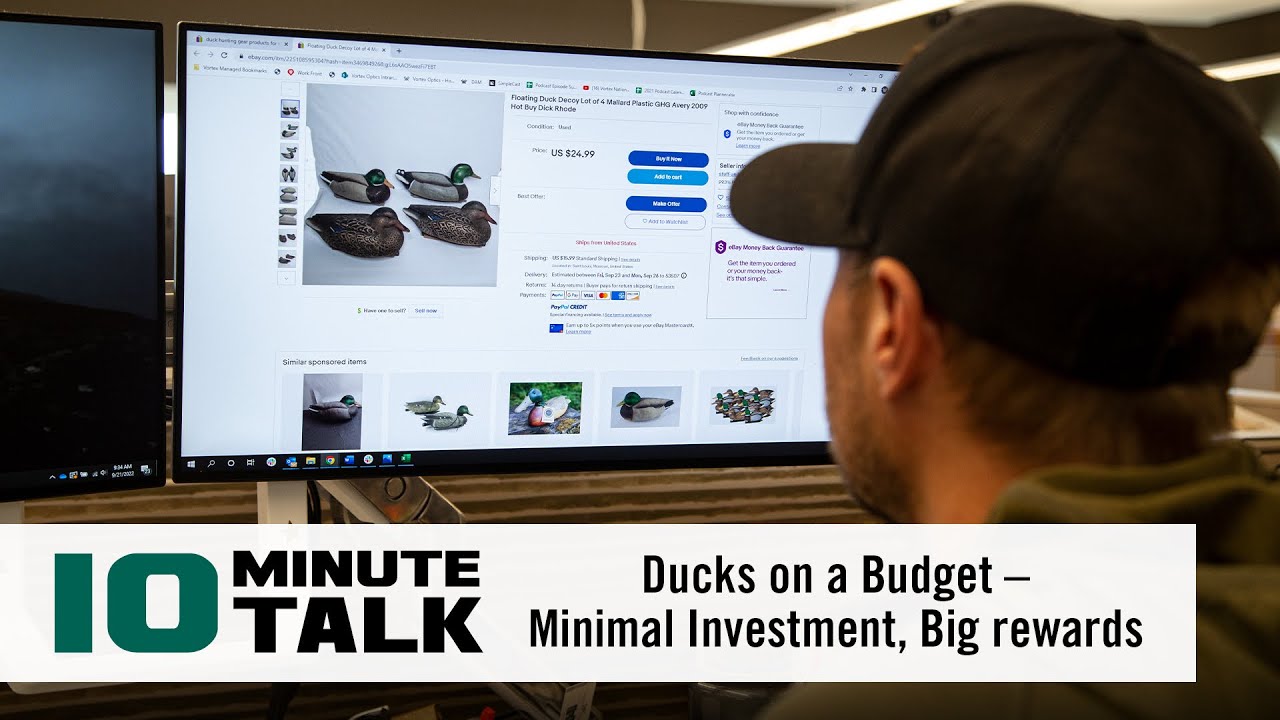 #10MinuteTalk – Ducks on a Budget – Minimal investment, big rewards