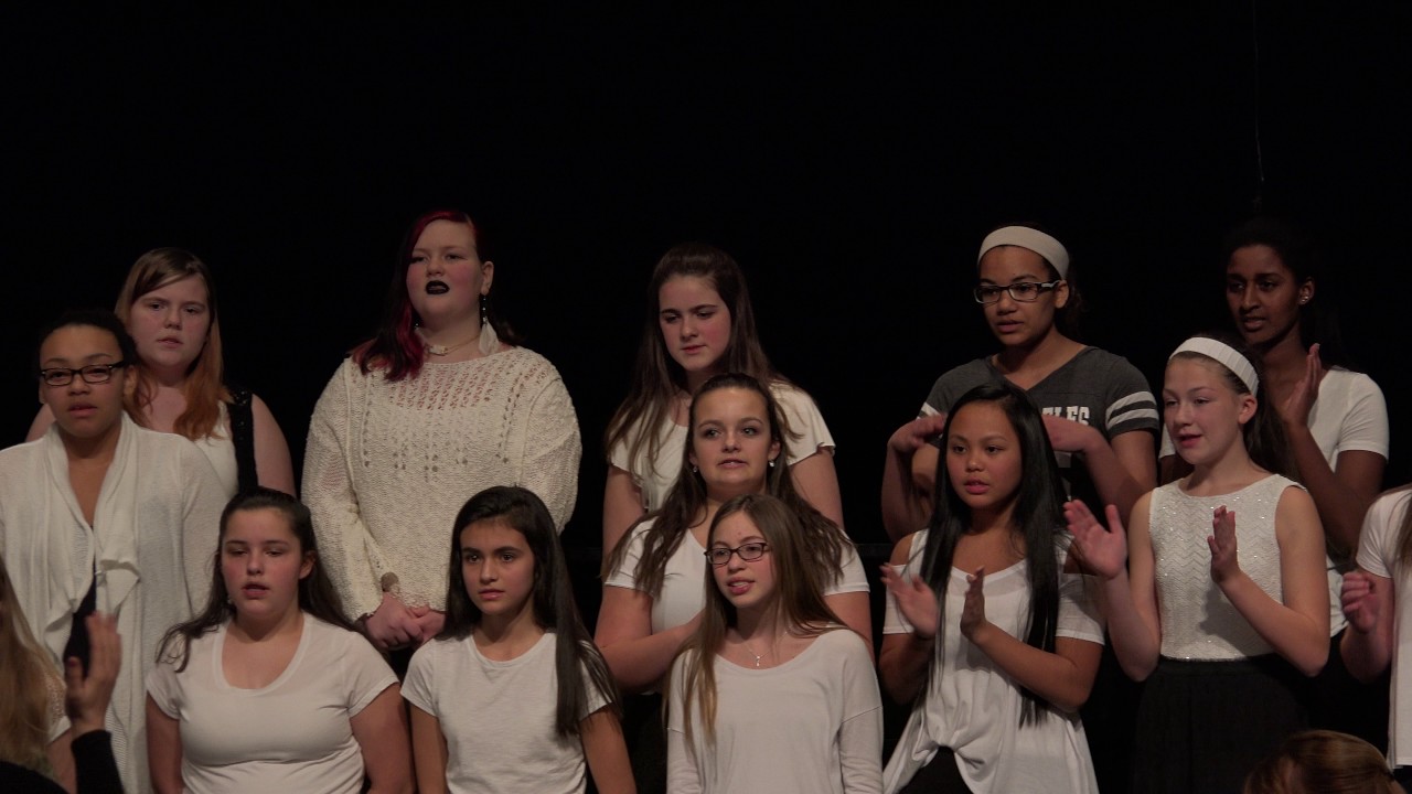 WMS 7th & 8th Grade Treble Choir Fight Song 3/13/2017 YouTube
