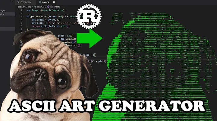 Create Stunning Ascii Art with Rust - Image Processing Tutorial