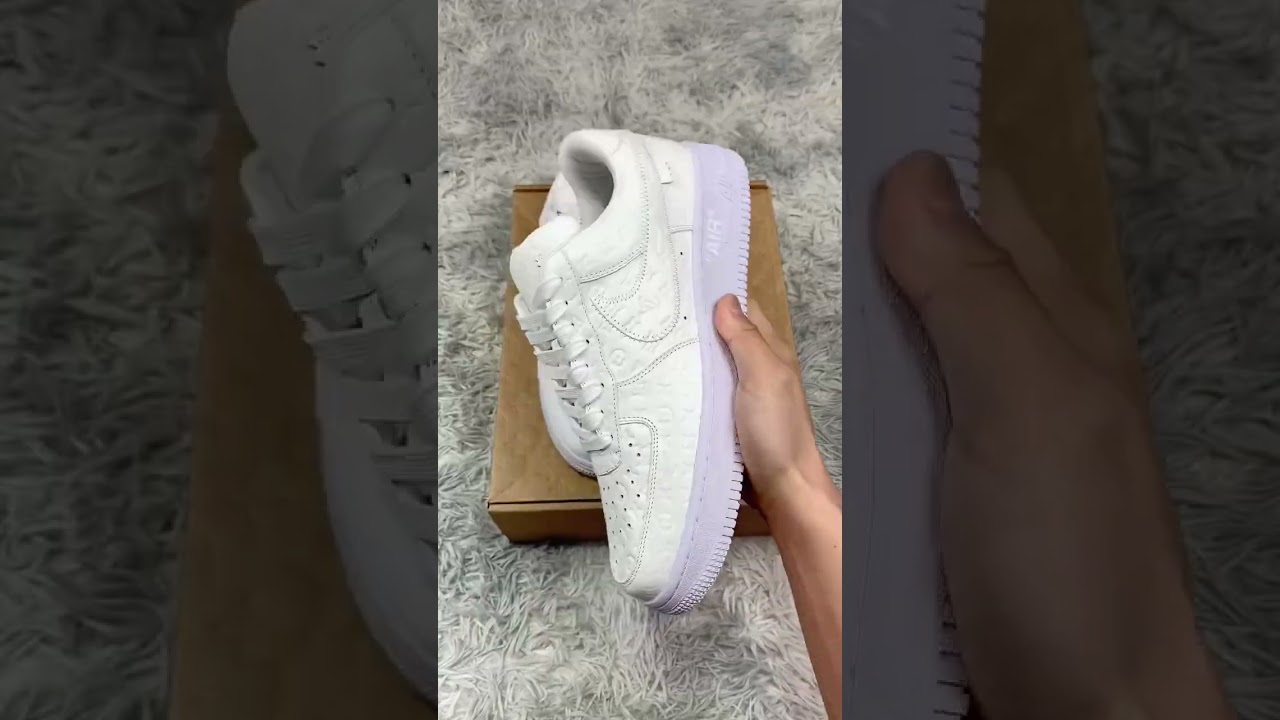 L*uis V*itton Nike Air Force 1 Low By Virgil Abloh White 