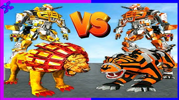 UItimate Robot Lion Vs Tiger Robot Transform Android gameplay