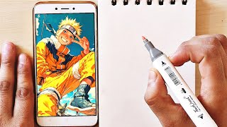 naruto drawing drawing realistic anime characters sketchbook tour