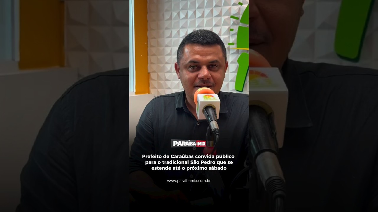 Prefeito de Caraúbas convida público para o tradicional São Pedro