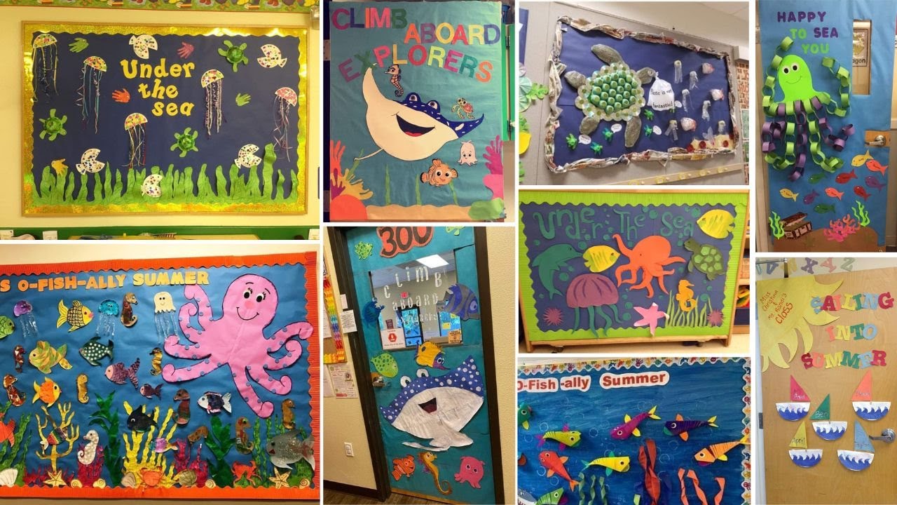 Preschool Decoration Ideas Sea Theme Sea Bulletin Board Ideas 