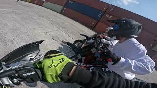 MOPED MEETING|BRUN OUTS|DRAGE RACE|STAGE6| GOPRO POV