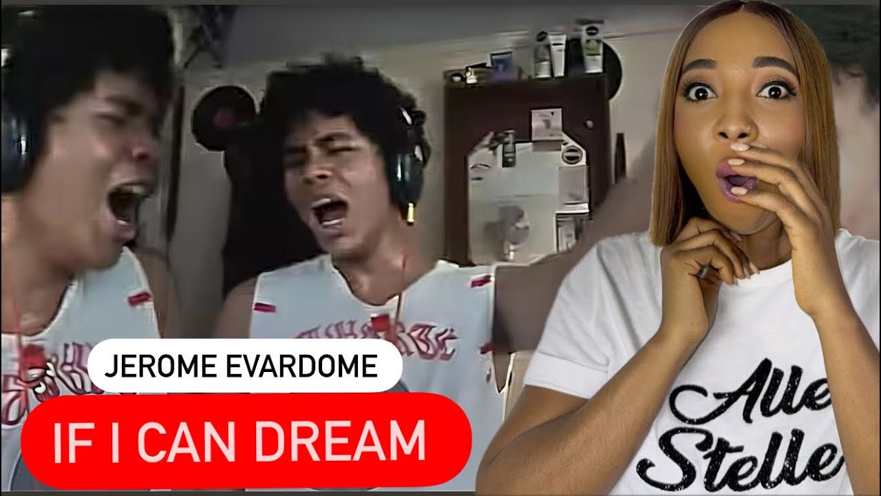 JEROME EVARDOME — If I Can Dream (cover) First Time Watching and I’m mesmerized 😱 (Reaction)