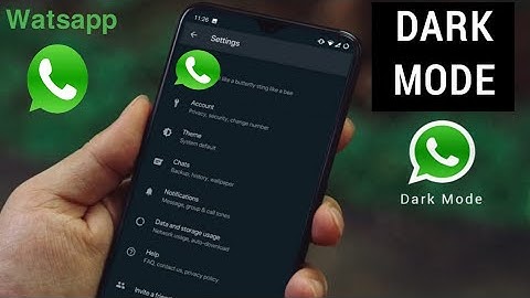 WhatsApp Dark Mode | How to enable on iOS and Android #watsappdarkmode