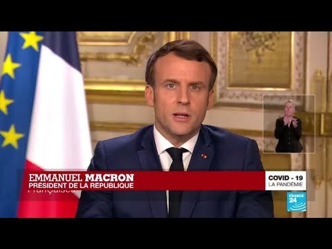 REPLAY   Coronavirus  Allocution dEmmanuel Macron  propos du Covid 19 en France