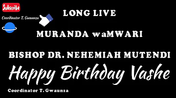 ZCC Mbungo Happy Birthday Muranda Mwari