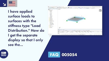 FAQ 005054 | I have applied surface loads to the surfaces with the "Load Distribution" stiffness ...