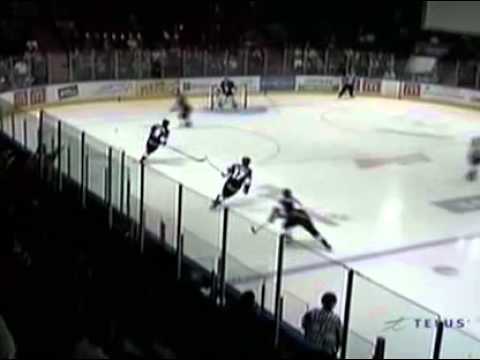 Guillaume Rousseau hit on Anthony Verret, Sep 10, ...