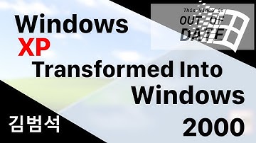 Windows XP Transformed Into Windows 2000 (AKA Windows 2002) (OUT OF DATE)