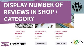 How to Display Review Numbers in Shop / Category in WooCommerce in WordPress | Reviews
