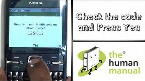 Sending media via Bluetooth | Nokia C3 | The Human Manual