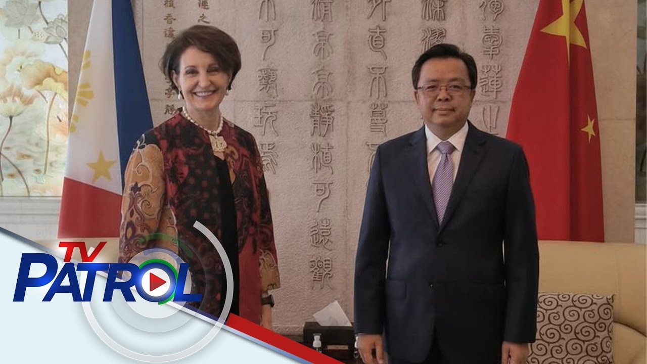 US Ambassador MaryKay Carlson at Chinese Ambassador Huang Xilian nagpulong kaninang hapon |TV Patrol