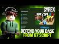 Defend Your Base From 67 Script | Infinite Money , Auto Open Crates | ios/android/pc