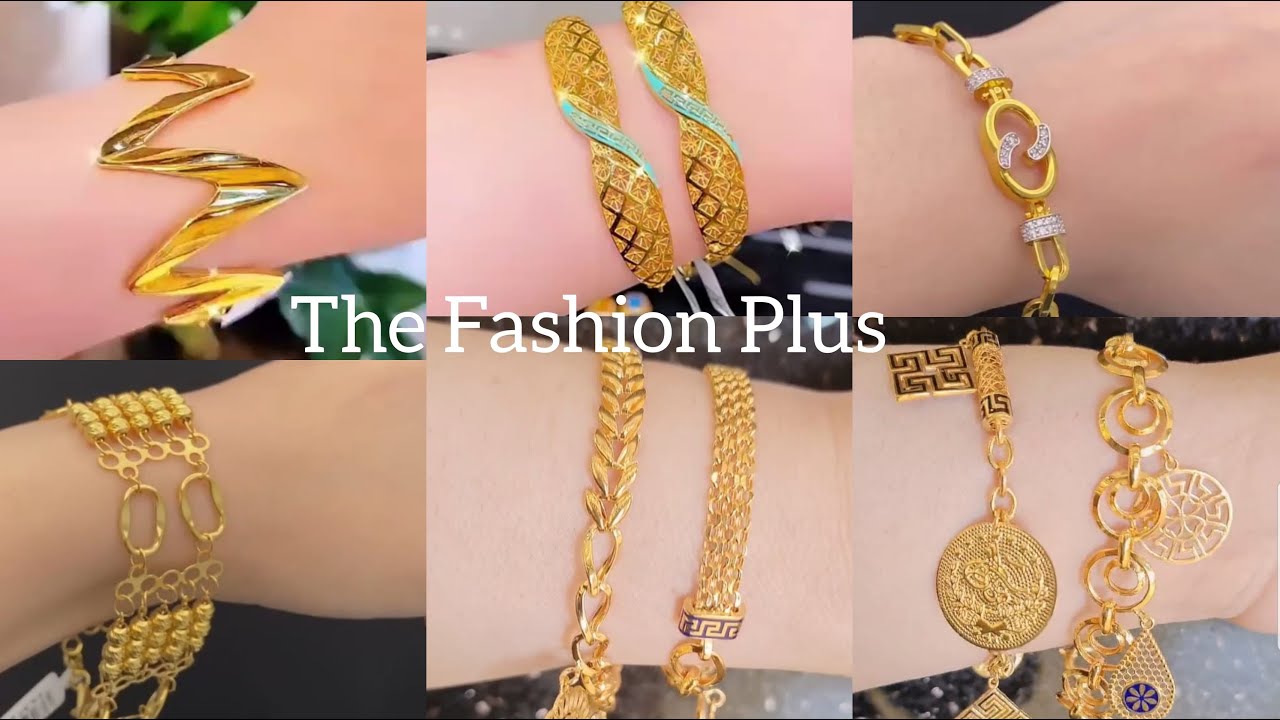 New Traditional 22K Gold Bracelets | Bridal jewellery design, Gold bride  jewelry, Bracelet designs
