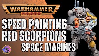 Viewers Pick: Speed Painting Red Scorpions Space Marines