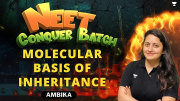 Molecular Basis of Inheritance | NEET 2024 Conquer Batch | Ambika Sharma