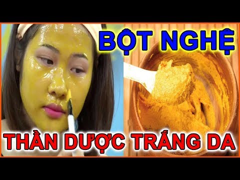 5 CÁCH HÓA BỘT NGHỆ THÀNH 'THẦN DƯỢC' ĐIỀU TRỊ MỤN, NGĂN NGỪA LÃO HÓA GIÚP DA TRẮNG MỊN, TƯƠI TRẺ