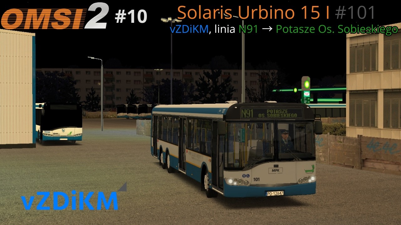 [OMSI 2 #10] Solaris Urbino 15 II #101 | vZDiKM (linia N91).