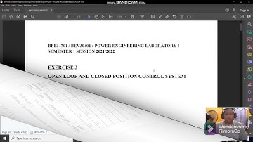 Exercise 8: Open Loop and Closed Loop Control System (Group 26)
