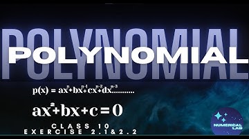 Class 10 Maths Polynomials | Exercise 2.1 & 2.2 | Full Explanation & NCERT Solutions