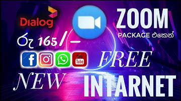 How to get unlimited anytime data with zoom package| dialog | deta