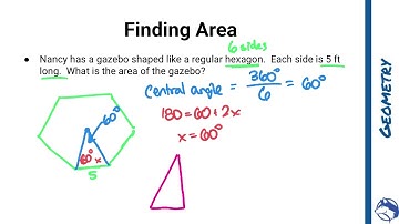 G Section 10-3 Finding the Area of Regular Polygons Example 2