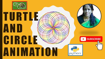 Turtle And Circle Animation |ratan agarwal it informer