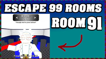 ROOM 91 ESCAPE 99 ROOMS Roblox Walkthrough [Full Guide English] 🗝️