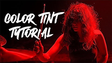 Color Tint Music Video Effect - Adobe Premiere