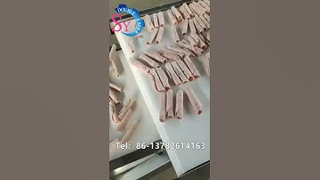 Industrial Automatic Frozen Beef Mutton Pork Meat Slicing Machine/CNC lamb cutting rolling machine