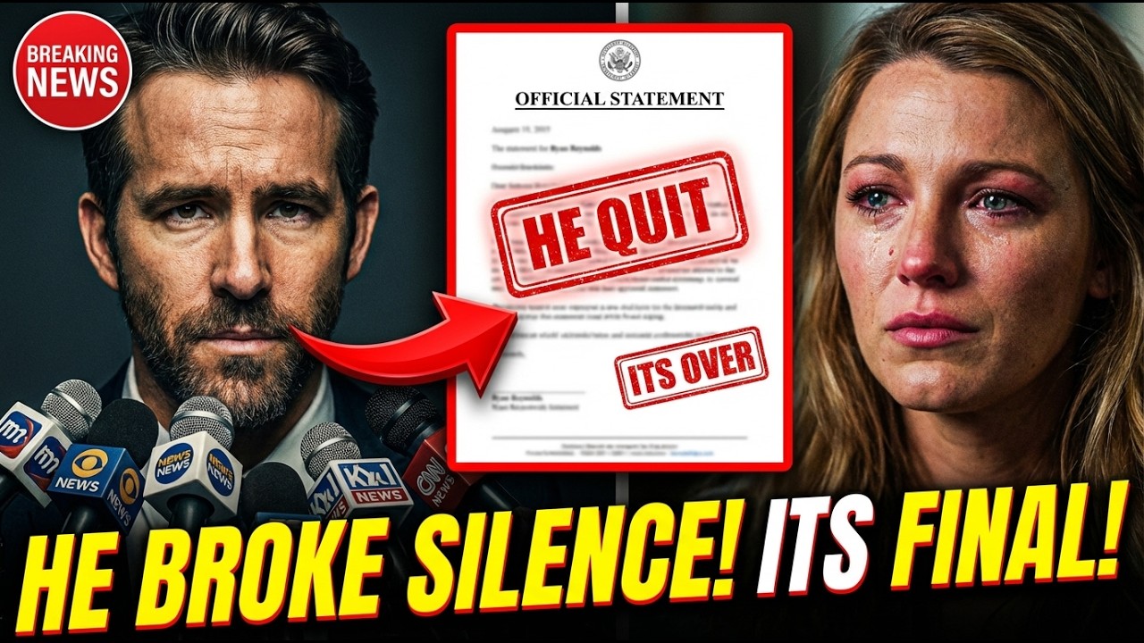Ryan Reynolds BREAKS SILENCE After Distancing Himself From Blake Lively ...