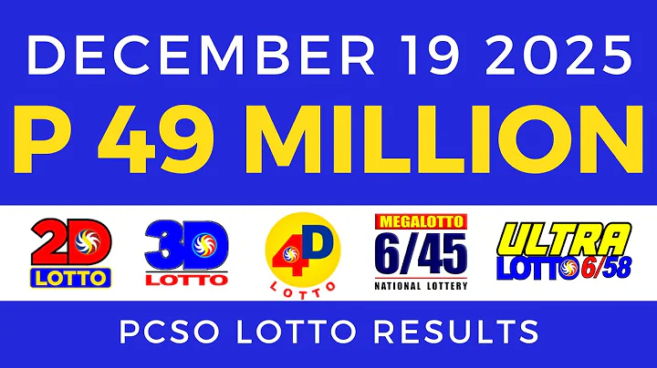 Lotto Result Today 9pm December 19 2025 PCSO