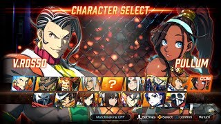 Fighting Ex Layer - New characters Pullum and V.Rosso training mode