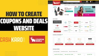 How To Create Coupons And Deals Website | Website like Cashkaro ,coupondunia screenshot 2