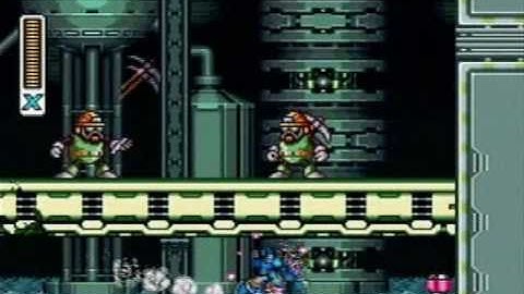 MegaMan X Walkthrough Part 4 - Flame Mammoth