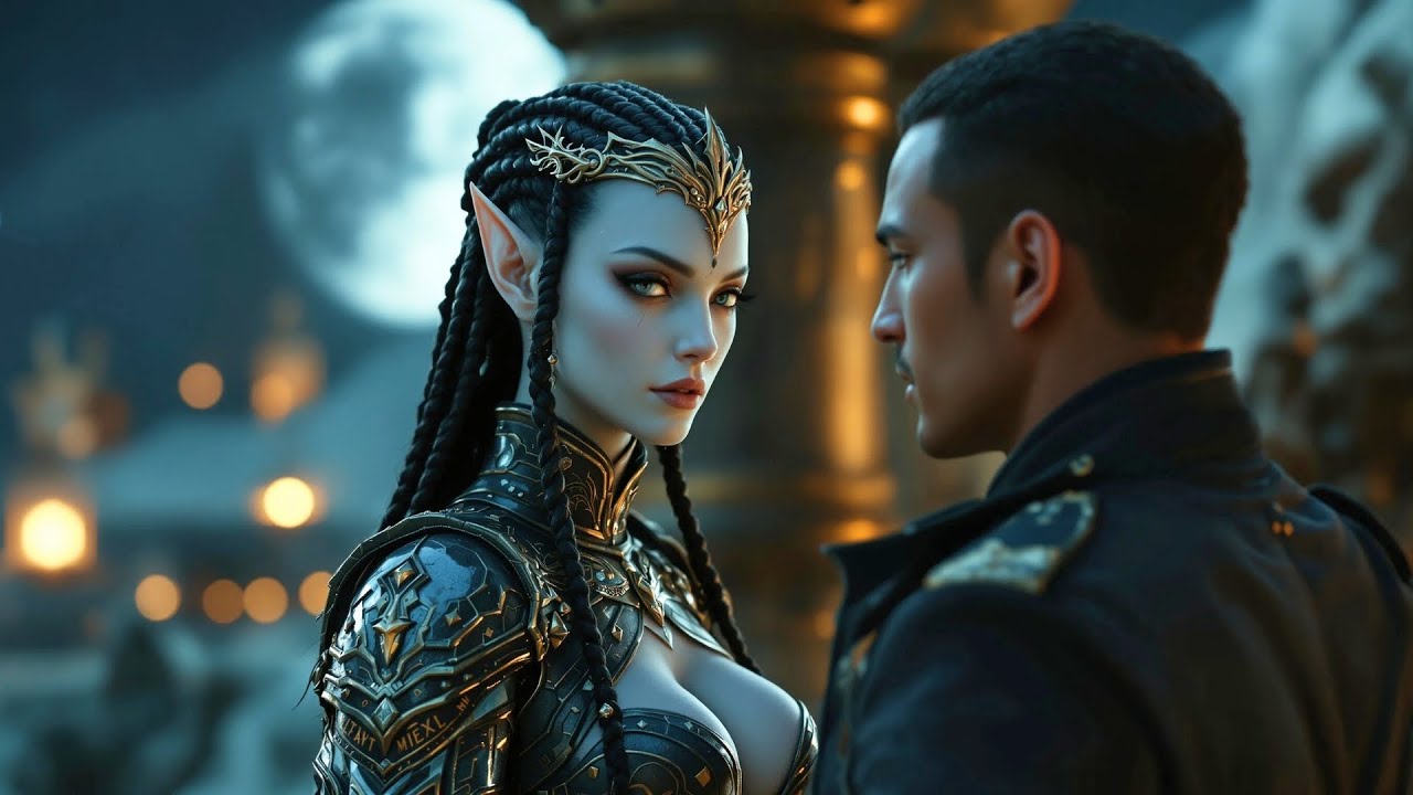 Он думал, что он один на балконе... Принцесса услышала его невероятное признание. Романтика HFY.