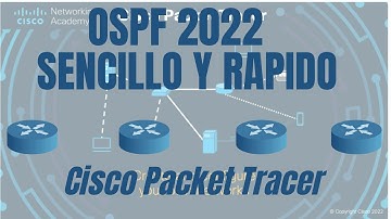 Aprende a Configurar OSPF de Manera Rápida y Sencilla (Cisco Packet Tracer 2022) #CiscoPacketTracer