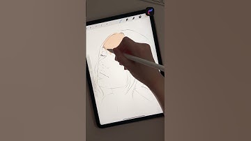 Portrait in Procreate with Tools marker brush set 🔥 #procreatetutorial