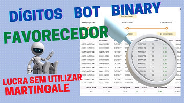 ✅ BOT BINARY LUCRA EM DÍGITOS SEM UTILIZAR MARTINGALE, LUCRO EM CONTA REAL, ROBÔ DIGITO BINARY