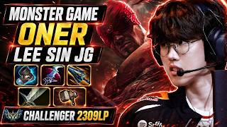 Oner LeeSin Builds a Monster KDA With Kills Across the Jungle Replay